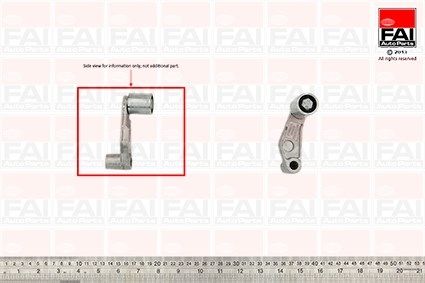 FAI AUTOPARTS kreipiantysis skriemulys, paskirstymo diržas T9359